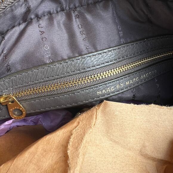 Marc by Marc Jacobs Too Hot to Handle Leather Satchel Handbag Purse - Picture 5 of 10